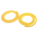 Maxbell 1000x Yellow Network Cable Markers Identification Labels Managment No 0-9