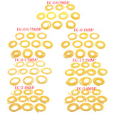 Maxbell 1000x Yellow Network Cable Markers Identification Labels Managment No 0-9