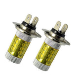 Maxbell 2PCS H7 2323 80W 6000K 16-SMD LED Fog Lights Driving Bulbs for Car - Yellow