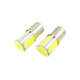 Maxbell 2PCS White 1156 Ba15s 4 COB LED Car Turn Signal Rear Lights Bulbs Lamps 12V