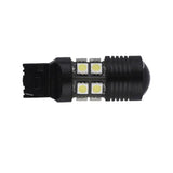 Maxbell 2PCS White T20 10W 7440 5050 12SMD LED Car Brake Tail Light Blubs Lamps