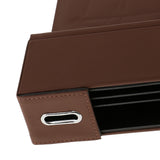Maxbell Multifunction Car Seat Pocket Storage Organizer Box Caddy Brown