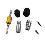 Maxbell AC System Cap Filling Valve Service Kit Schrader Valve Core Remover Wrench