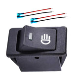 Maxbell 4Pins LED On/Off Rocker Toggle Switch Driving Fog Lamp/Work Blue Light Bar