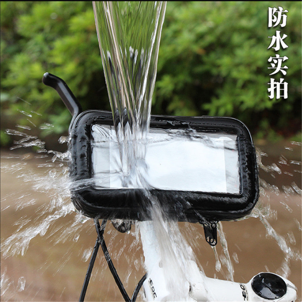 Maxbell Bike Motorcycle Waterproof Phone Case Bag with Handlebar Mount Holder M