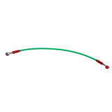 Maxbell 17.7'' Steel Braided Motorcycle Brake Lines Disc Brake Hydraulic Hose Green