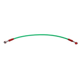 Maxbell 17.7'' Steel Braided Motorcycle Brake Lines Disc Brake Hydraulic Hose Green