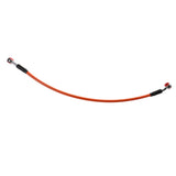 Maxbell 17.7'' Steel Braided Motorcycle Brake Lines Disc Brake Hydraulic Hose Orange