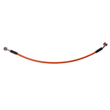 Maxbell 17.7'' Steel Braided Motorcycle Brake Lines Disc Brake Hydraulic Hose Orange