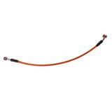 Maxbell 17.7'' Steel Braided Motorcycle Brake Lines Disc Brake Hydraulic Hose Orange