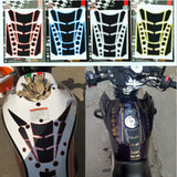 Maxbell Universal Motorcycle Gas Tank Protector Pad Fish Sticker Blue/Black