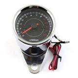 Maxbell Alloy Motorcycle LED Backlight Digital Tachometer RPM Gauge Dashboard