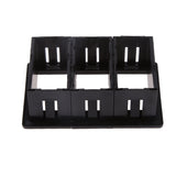 Maxbell 3xCar Boat Rocker Switch Panel Housing Holder Box Assembly ARB Type Black