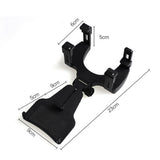 Maxbell Adjustable Car Rearview Mirror Clip Mount GPS Bracket Phone Holder White