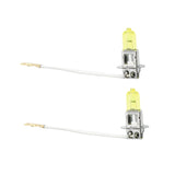 Maxbell 2pcs H3 12V 90W Headlight 2600K Halogen Car Styling Parking Bulbs Yellow