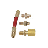 Maxbell Manifold Gauge Adapter Set Brass Air Conditioning Adapters A/C Refrigerant