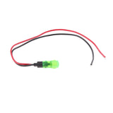 Maxbell 12V 8mm Car Van Boat LED Indicator Dash Dashboard Panel Warning Light Green