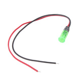 Maxbell 12V 8mm Car Van Boat LED Indicator Dash Dashboard Panel Warning Light Green