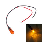 Maxbell 12V 8mm Car Van Boat LED Indicator Dash Dashboard Panel Warning Light Amber