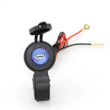 Maxbell 12V Waterproof Motorcycle USB Cigarette Lighter Splitter Charger Adapter