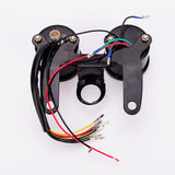 Maxbell Universal Motorcycle LED Dual Odometer Speedometer Tachometer Speedo Meter