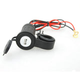 Maxbell 12V 4.2A Motorcycle Dual USB Charger Cigarette Lighter Adapter Power Supply