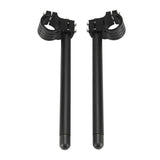 Maxbell Universal 35mm CNC Fork Clip-ons Handle Grip Handlebar for Motorcycle Black