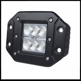 Maxbell 24w 4inch Led Work Flush Mounting Light Flood Driving Pods for Jeep