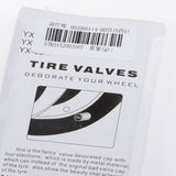 Maxbell Blue-4pcs Wheel Tire Air Valve Stem Cap Car Truck Bike Screw Dust Cover