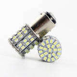 Maxbell 10X 1157 BAY15D S25 64 SMD 1206 LED Cold White Car Signal Light Bulb 12V DC