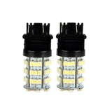 Maxbell 2x Pure White 3157 4114 4157NA 54-SMD LED Turn Signal Tail Brake Lights Bulb