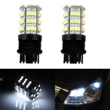 Maxbell 2x Pure White 3157 4114 4157NA 54-SMD LED Turn Signal Tail Brake Lights Bulb