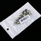 Maxbell 10Pcs T10 Led Canbus Error Free 5SMD Car Side Wedge Light Bulb White 168 194