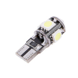 Maxbell 10Pcs T10 Led Canbus Error Free 5SMD Car Side Wedge Light Bulb White 168 194