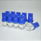 Maxbell 10Pcs T10 194 168 2825 5050 5SMD LED Super Bright Car Lights Lamp Bulb Blue