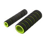 Maxbell 4 in 1 Motorcycle Foam Nonslip Handlebar Hand Grips Cover Set Gloves Green