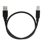 Maxbell 0.5M USB Cable Wire Printer Lead A TO B Male High Speed 2.0 Data Cord Black