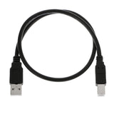 Maxbell 0.5M USB Cable Wire Printer Lead A TO B Male High Speed 2.0 Data Cord Black