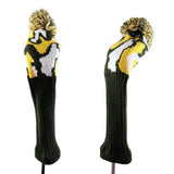 Maxbell 3x Knitted Golf Club Head Covers 3 Piece Set Driver and Fairway HeadCovers