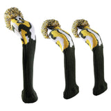 Maxbell 3x Knitted Golf Club Head Covers 3 Piece Set Driver and Fairway HeadCovers