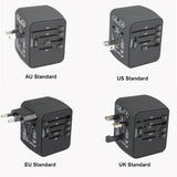 Maxbell Universal Travel Power Adapter 4 USB International Wall Power Plug Converter