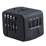 Maxbell Universal Travel Power Adapter 4 USB International Wall Power Plug Converter