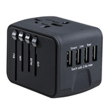 Maxbell Universal Travel Power Adapter 4 USB International Wall Power Plug Converter