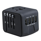 Maxbell Universal Travel Power Adapter 4 USB International Wall Power Plug Converter