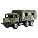 Maxbell 1:43 Military Truck Realistic Pull Back Army Cars Toys Party Favors Kids Toy medical truck