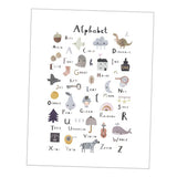 Maxbell Nordic Kids Nursery Alphabet Education Prints Painting Home Decor Colorful G