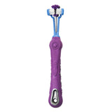 Maxbell 3 Sided Pet Toothbrush Dog Brush Cat Mouth Teeth Care Cleaning Toy Purple