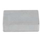 Maxbell Aluminum Case Stomp Box Effects Pedal Enclosure Parts Silver 12x6.7x3.6cm