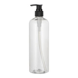 Maxbell Empty Plastic Shampoo Conditioner Pump Bottle Refillable Dispenser 500ml Black
