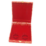 Maxbell Velvet Jewelry Set Box Tray Wedding Necklace Storage Display 23x20x5.5cm